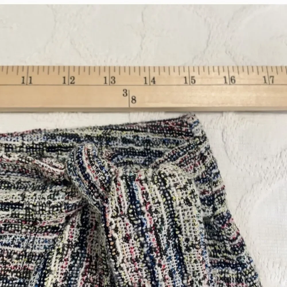 Loft Above the Knee Textured Multicolored Pull-on Skirt Women Size S - Picture 7 of 7